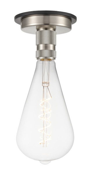 Innovations - 431-1F-BSN-BB-125-LED - One Light Flush Mount - Restoration - Brushed Satin Nickel