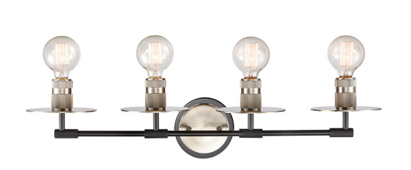 Innovations - 431-4W-BSN-LED - Four Light Bath Vanity - Restoration - Brushed Satin Nickel