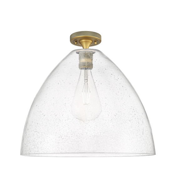 Innovations - 434-1F-BB-GBD-164 - One Light Flush Mount - Downtown Urban - Brushed Brass