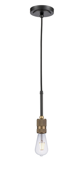 Innovations - 444-1P-BAB-BB-60-LED - LED Mini Pendant - Ellis - Black Antique Brass