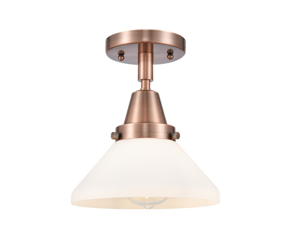 Innovations - 447-1C-AC-G4471-LED - LED Flush Mount - Caden - Antique Copper