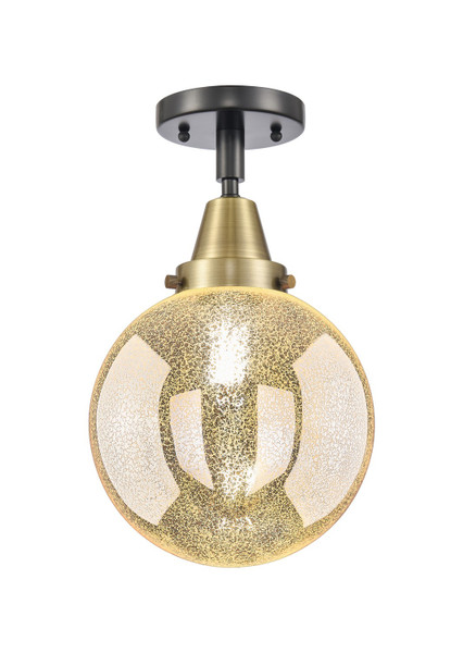Innovations - 447-1C-BAB-G208-8 - One Light Semi-Flush Mount - Caden - Black Antique Brass