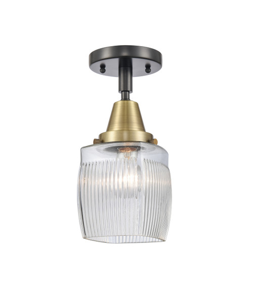 Innovations - 447-1C-BAB-G302-LED - LED Flush Mount - Caden - Black Antique Brass