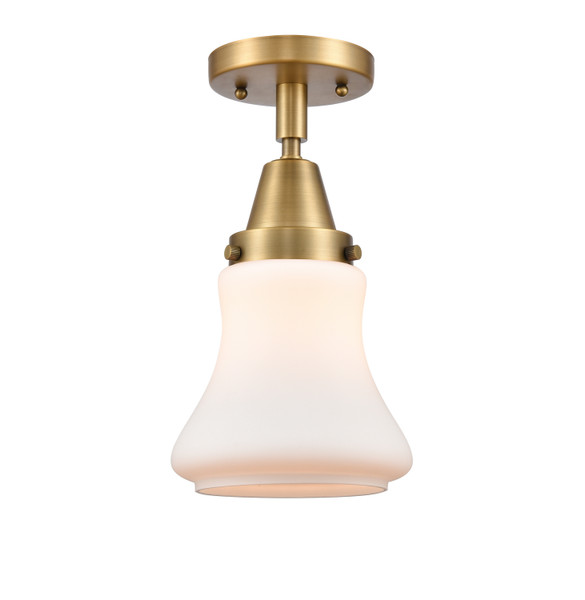 Innovations - 447-1C-BB-G191 - One Light Flush Mount - Caden - Brushed Brass
