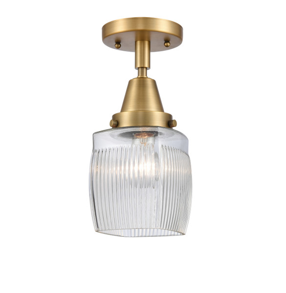 Innovations - 447-1C-BB-G302-LED - LED Flush Mount - Caden - Brushed Brass