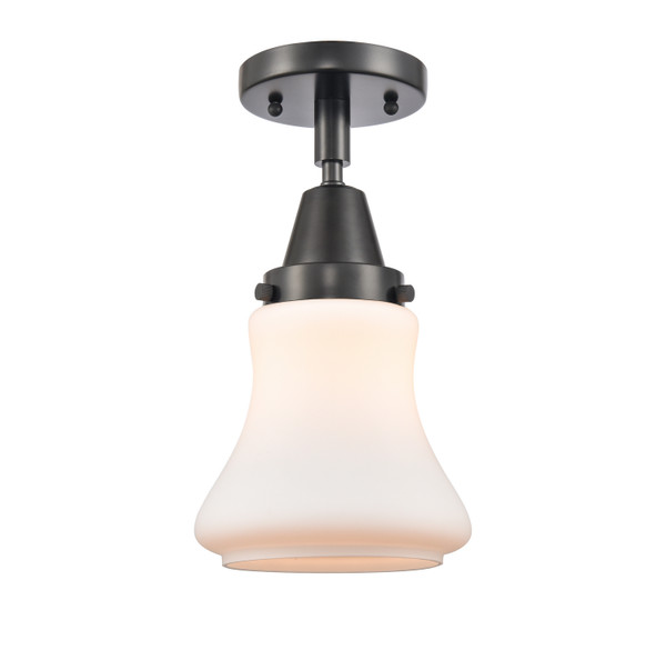 Innovations - 447-1C-BK-G191-LED - LED Flush Mount - Caden - Matte Black