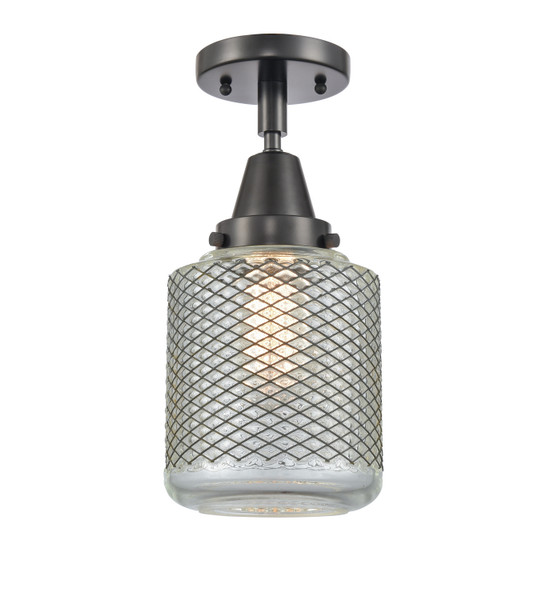 Innovations - 447-1C-BK-G262 - One Light Flush Mount - Caden - Matte Black