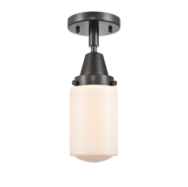 Innovations - 447-1C-BK-G311 - One Light Flush Mount - Caden - Matte Black