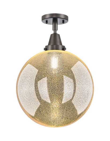 Innovations - 447-1C-OB-G208-12 - One Light Semi-Flush Mount - Caden - Oil Rubbed Bronze