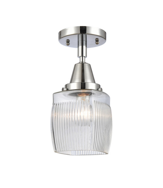 Innovations - 447-1C-PC-G302 - One Light Flush Mount - Caden - Polished Chrome