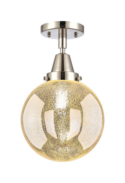Innovations - 447-1C-PN-G208-8 - One Light Semi-Flush Mount - Caden - Polished Nickel