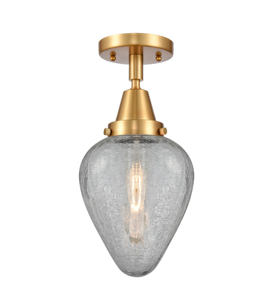 Innovations - 447-1C-SG-G165-LED - LED Flush Mount - Caden - Satin Gold