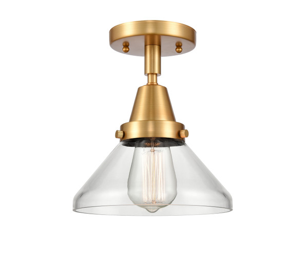 Innovations - 447-1C-SG-G4472 - One Light Flush Mount - Caden - Satin Gold