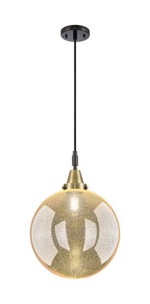 Innovations - 447-1P-BAB-G208-12 - One Light Mini Pendant - Caden - Black Antique Brass