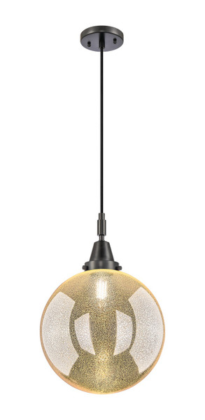 Innovations - 447-1P-BK-G208-12 - One Light Mini Pendant - Caden - Matte Black