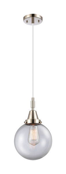 Innovations - 447-1P-PN-G202-8 - One Light Mini Pendant - Caden - Polished Nickel
