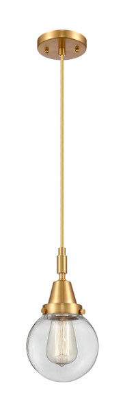 Innovations - 447-1P-SG-G202-6 - One Light Mini Pendant - Caden - Satin Gold