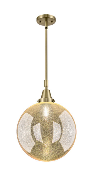 Innovations - 447-1S-AB-G208-12 - One Light Mini Pendant - Caden - Antique Brass