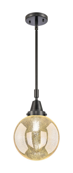 Innovations - 447-1S-BK-G208-8 - One Light Mini Pendant - Caden - Matte Black