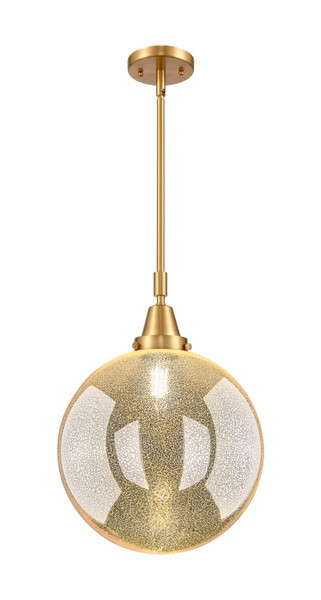Innovations - 447-1S-SG-G208-12 - One Light Mini Pendant - Caden - Satin Gold