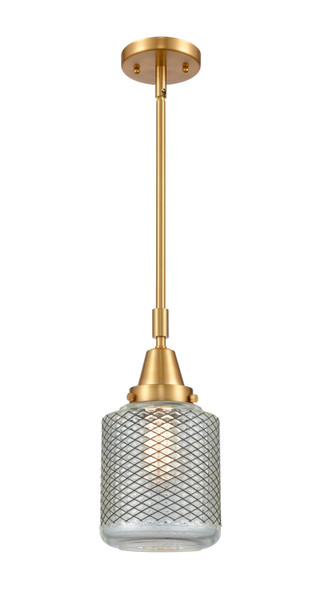 Innovations - 447-1S-SG-G262 - One Light Mini Pendant - Caden - Satin Gold