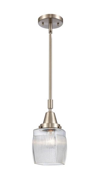 Innovations - 447-1S-SN-G302-LED - LED Mini Pendant - Caden - Brushed Satin Nickel