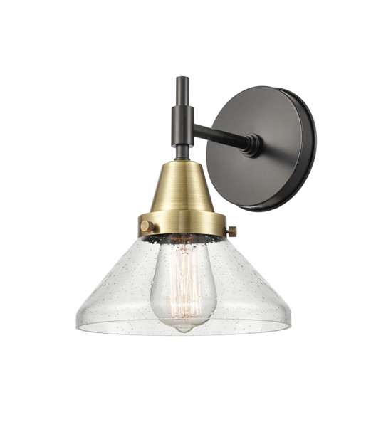 Innovations - 447-1W-BAB-G4474 - One Light Wall Sconce - Caden - Black Antique Brass