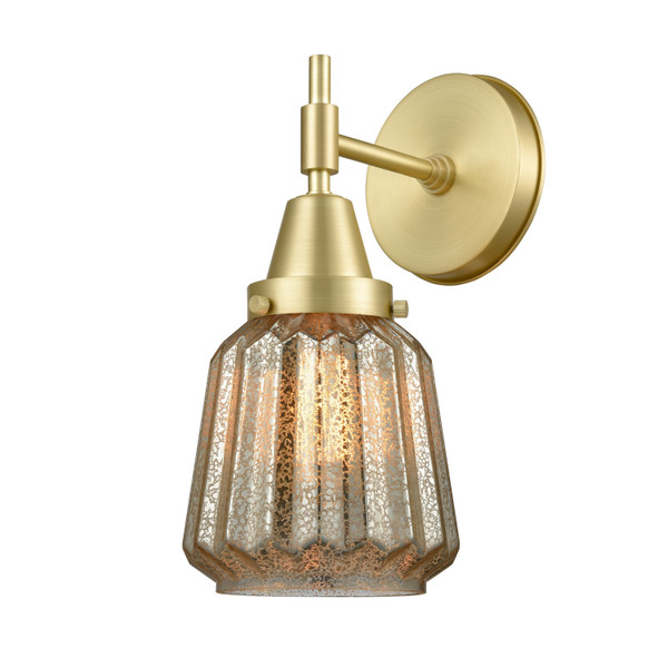 Innovations - 447-1W-SB-G146 - One Light Wall Sconce - Satin Brass