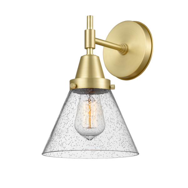 Innovations - 447-1W-SB-G44 - One Light Wall Sconce - Satin Brass