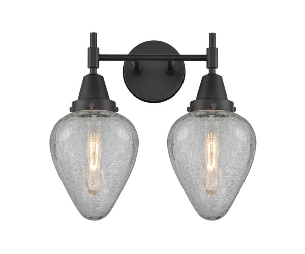 Innovations - 447-2W-BK-G165 - Two Light Bath Vanity - Caden - Matte Black