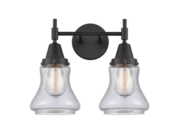 Innovations - 447-2W-BK-G194-LED - LED Bath Vanity - Caden - Matte Black