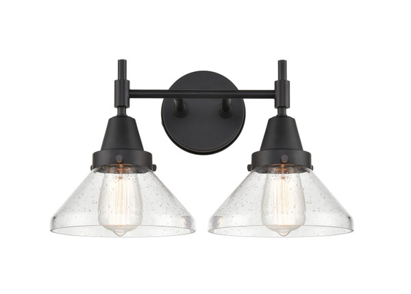 Innovations - 447-2W-BK-SDY-LED - LED Bath Vanity - Caden - Matte Black