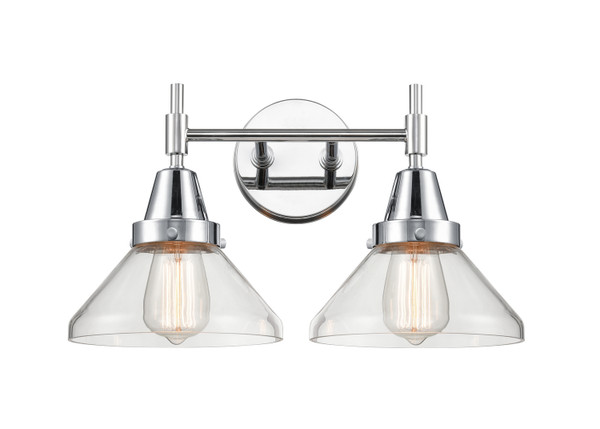 Innovations - 447-2W-PC-CL-LED - LED Bath Vanity - Caden - Polished Chrome