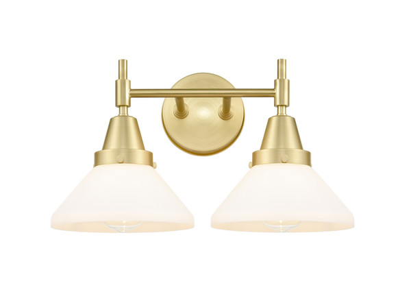 Innovations - 447-2W-SB-W-LED - LED Bath Vanity - Satin Brass