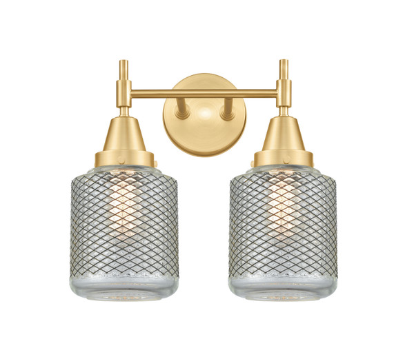Innovations - 447-2W-SG-G262 - Two Light Bath Vanity - Caden - Satin Gold