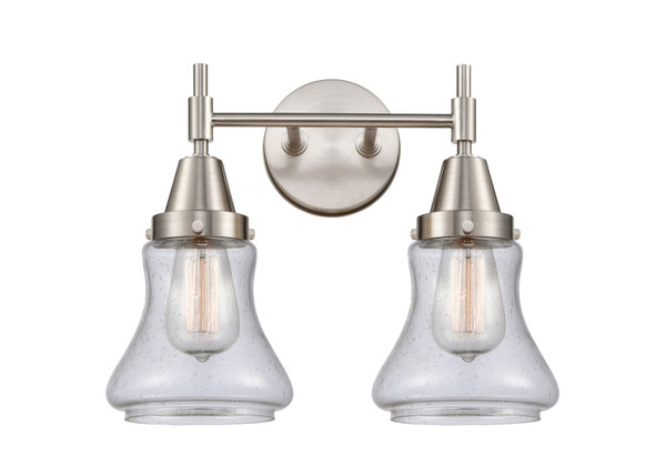 Innovations - 447-2W-SN-G194 - Two Light Bath Vanity - Caden - Satin Nickel