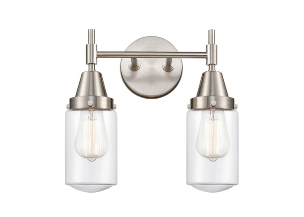 Innovations - 447-2W-SN-G312 - Two Light Bath Vanity - Caden - Satin Nickel