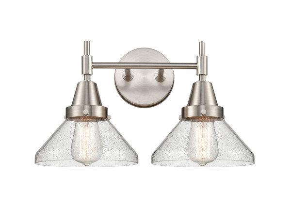 Innovations - 447-2W-SN-G4474 - Two Light Bath Vanity - Caden - Satin Nickel