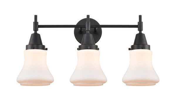 Innovations - 447-3W-BK-G191 - Three Light Bath Vanity - Caden - Matte Black