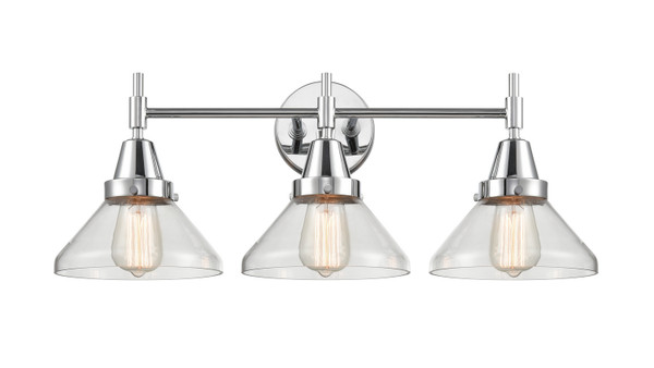 Innovations - 447-3W-PC-CL-LED - LED Bath Vanity - Caden - Polished Chrome