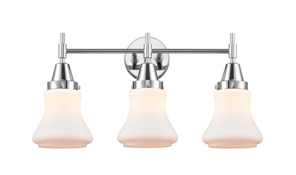 Innovations - 447-3W-PC-G191 - Three Light Bath Vanity - Caden - Polished Chrome