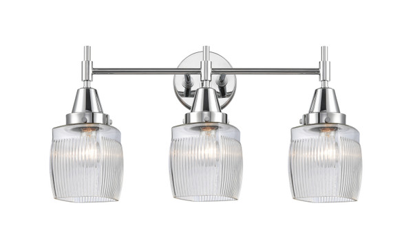 Innovations - 447-3W-PC-G302 - Three Light Bath Vanity - Caden - Polished Chrome