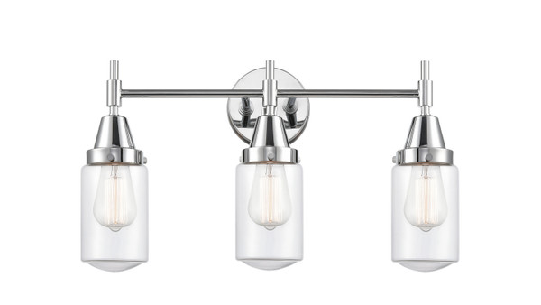 Innovations - 447-3W-PC-G312 - Three Light Bath Vanity - Caden - Polished Chrome