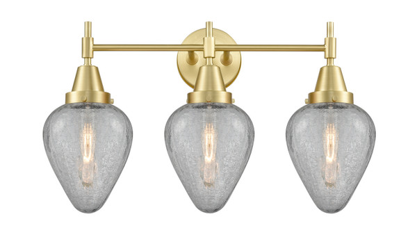 Innovations - 447-3W-SB-G165 - Three Light Bath Vanity - Satin Brass
