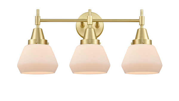 Innovations - 447-3W-SB-G171 - Three Light Bath Vanity - Satin Brass