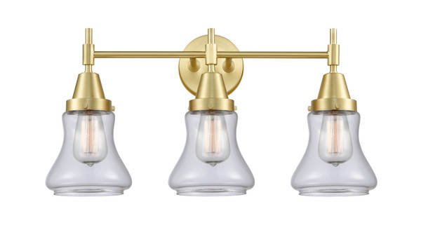 Innovations - 447-3W-SB-G192 - Three Light Bath Vanity - Satin Brass
