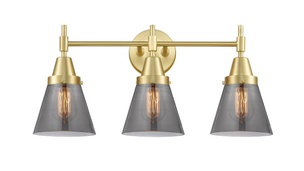 Innovations - 447-3W-SB-G63 - Three Light Bath Vanity - Satin Brass