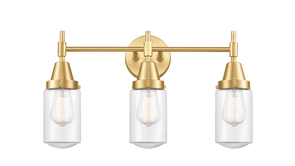 Innovations - 447-3W-SG-G312-LED - LED Bath Vanity - Caden - Satin Gold