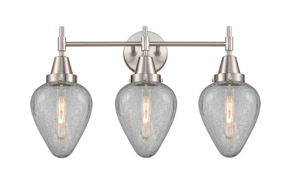 Innovations - 447-3W-SN-G165 - Three Light Bath Vanity - Caden - Satin Nickel