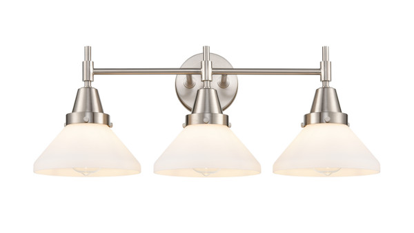 Innovations - 447-3W-SN-G4471 - Three Light Bath Vanity - Caden - Satin Nickel